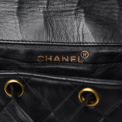 Chanel Lambskin Quilted CC Chain Backpack Black 6 of 13