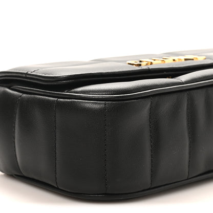 Celine Goatskin Matelasse Mini Chain Shoulder Bag  Black 8 of 9