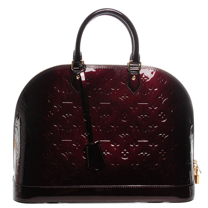 Louis Vuitton Vernis Alma GM Amarante 1 of 7