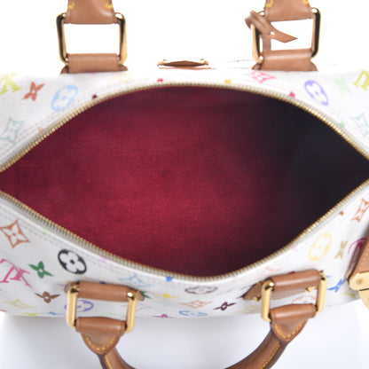 Louis Vuitton Monogram Multicolor Speedy 30 White 5 of 16