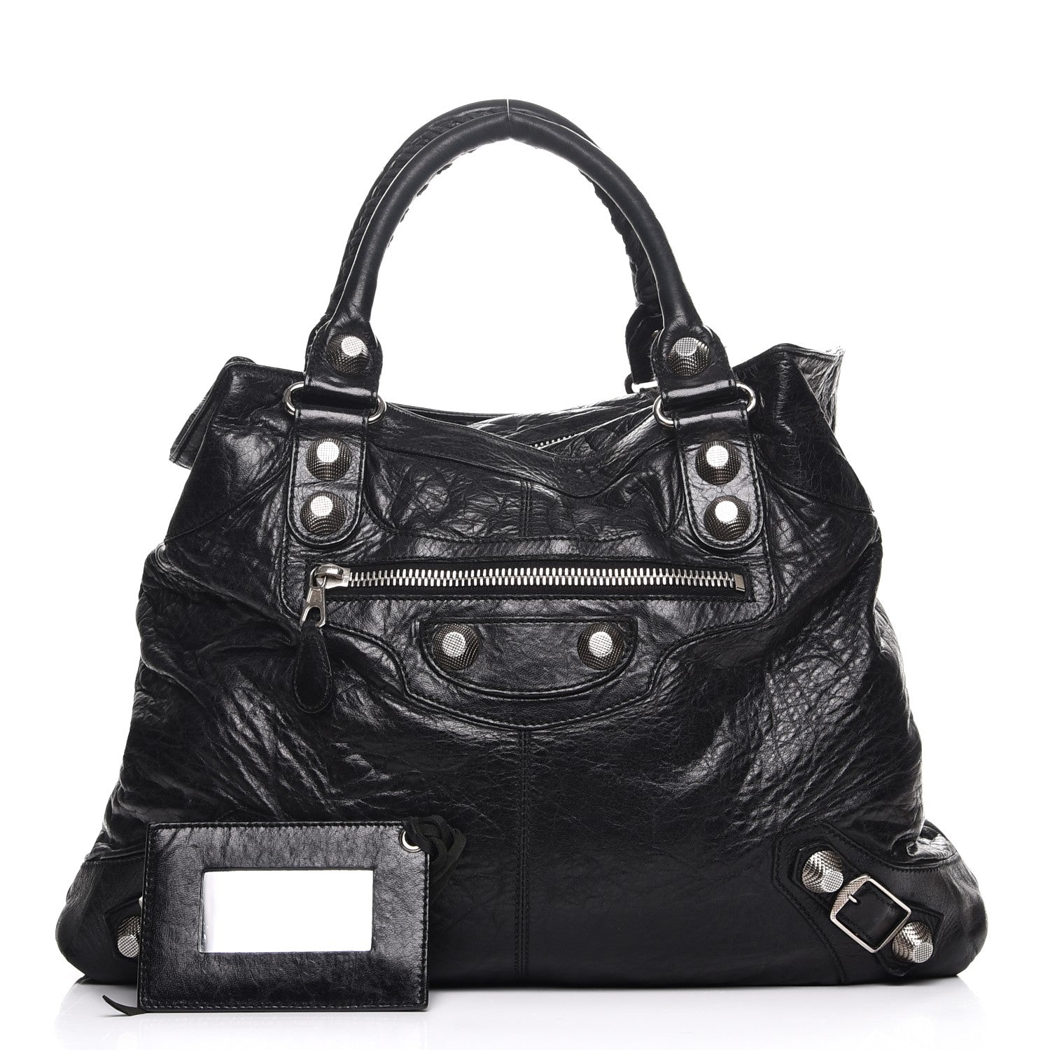 Balenciaga Agneau Giant 21 Silver Hardware Brief Black 1 of 7