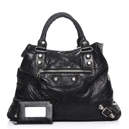 Balenciaga Agneau Giant 21 Silver Hardware Brief Black 1 of 7