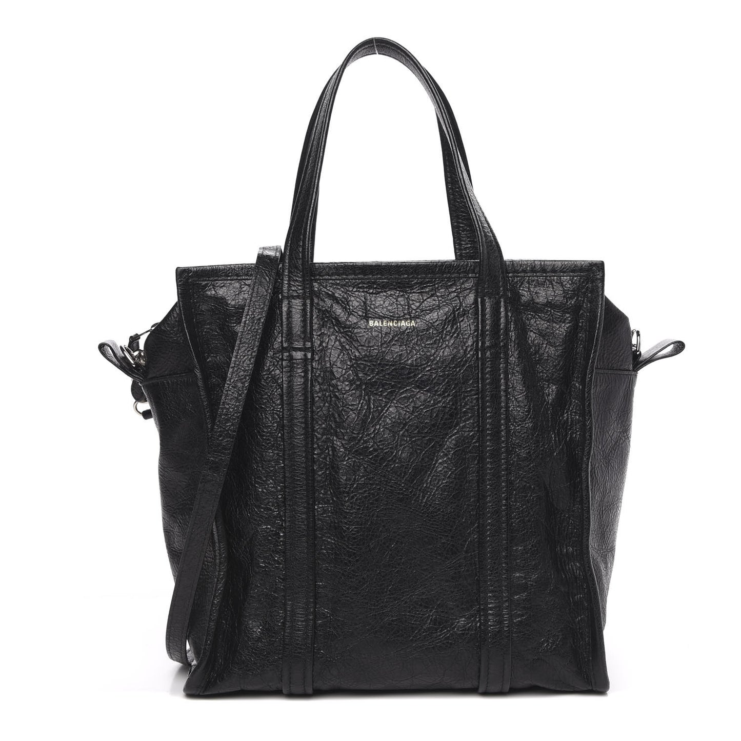 Agneau Small Bazar Shopper Tote Black