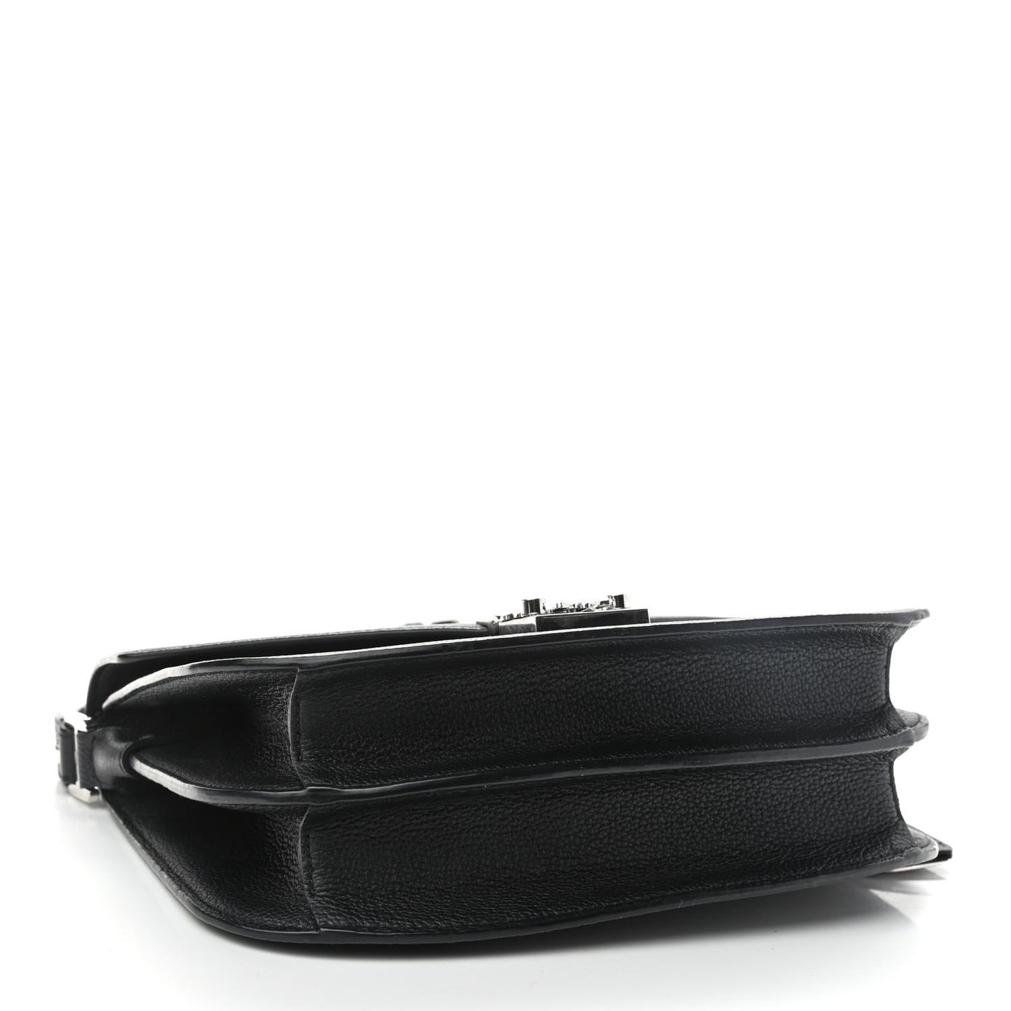 Grained Calfskin Patricia Park Avenue Crossbody Bag Black