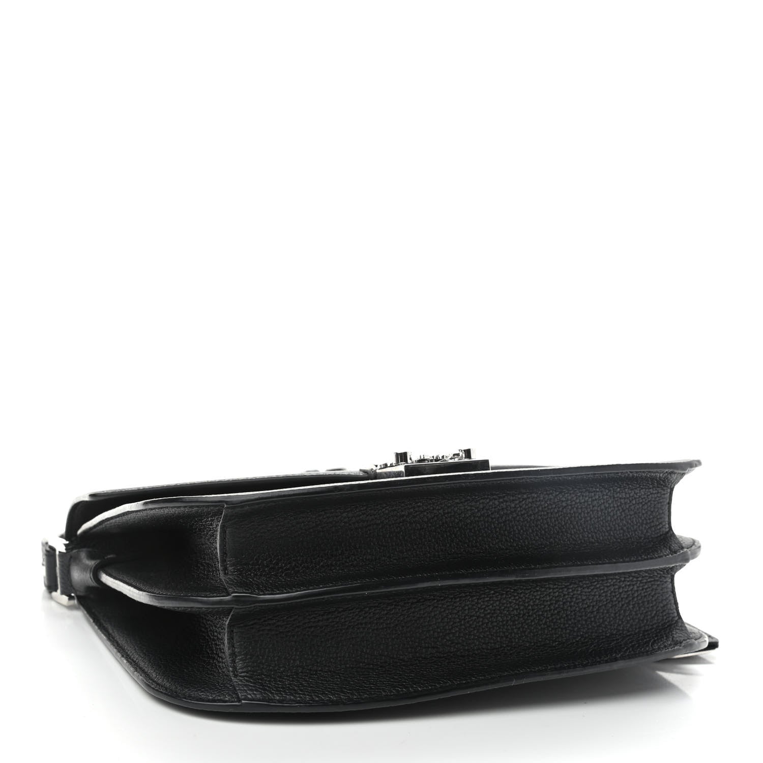MCM Grained Calfskin Patricia Park Avenue Crossbody Bag Black 4 of 9