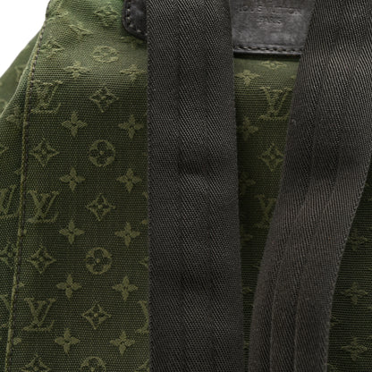 Louis Vuitton Mini Monogram Montsouris GM Backpack Kaki 13 of 14