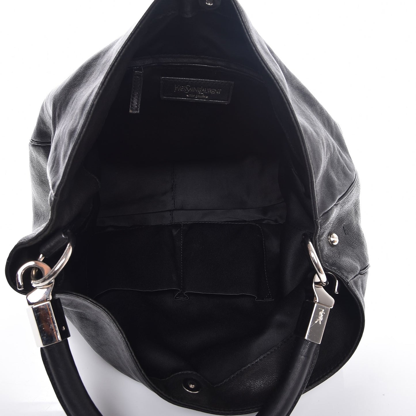 Goatskin Small Roady Hobo Black