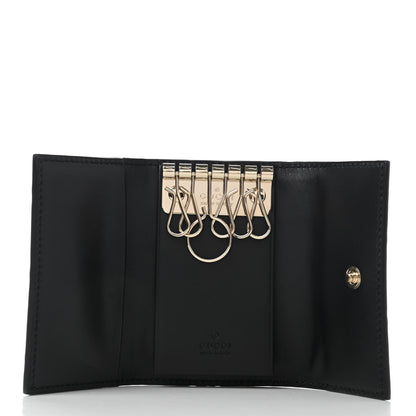 Gucci Guccissima Bow 6 Key Holder Case Black 4 of 6