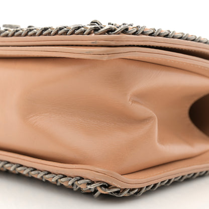 Chanel Glazed Calfskin Quilted Medium Boy Chained Flap Beige 10 of 13