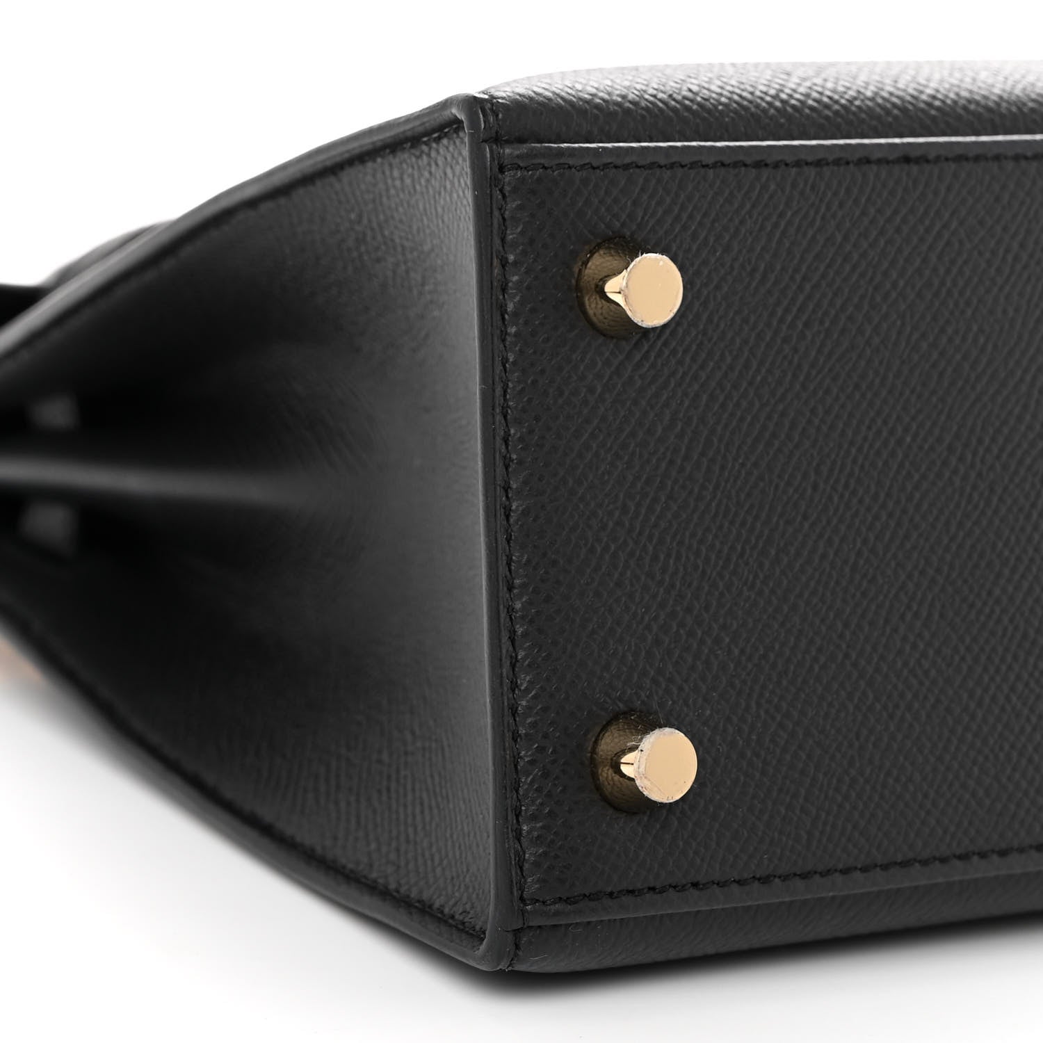 Hermes Epsom Kelly Sellier 25 Black 8 of 10