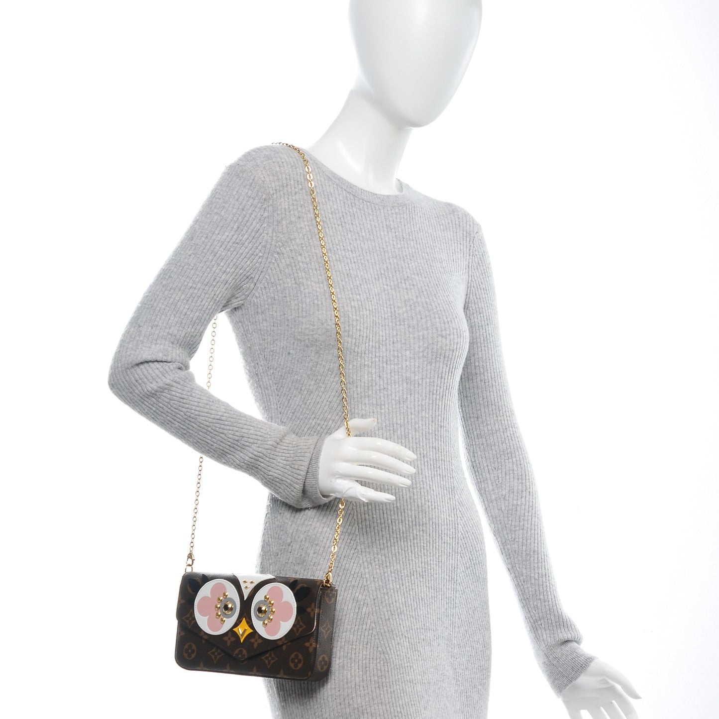 Monogram Lovely Birds Pochette Felicie Chain Wallet