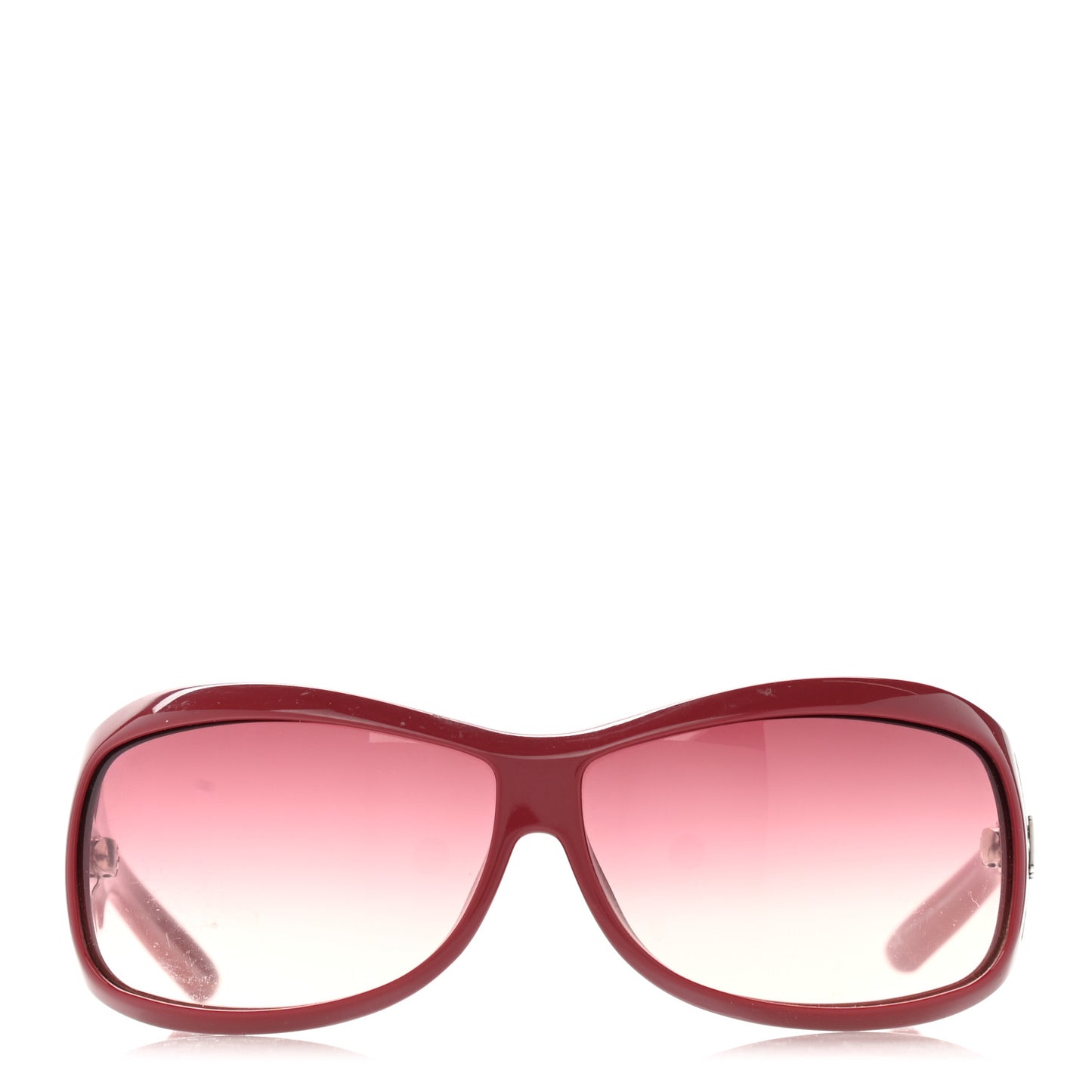 Resin Cannage Lady Dior Sunglasses Red
