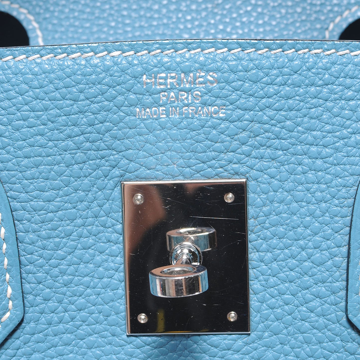 Togo Birkin 35 Blue Jean