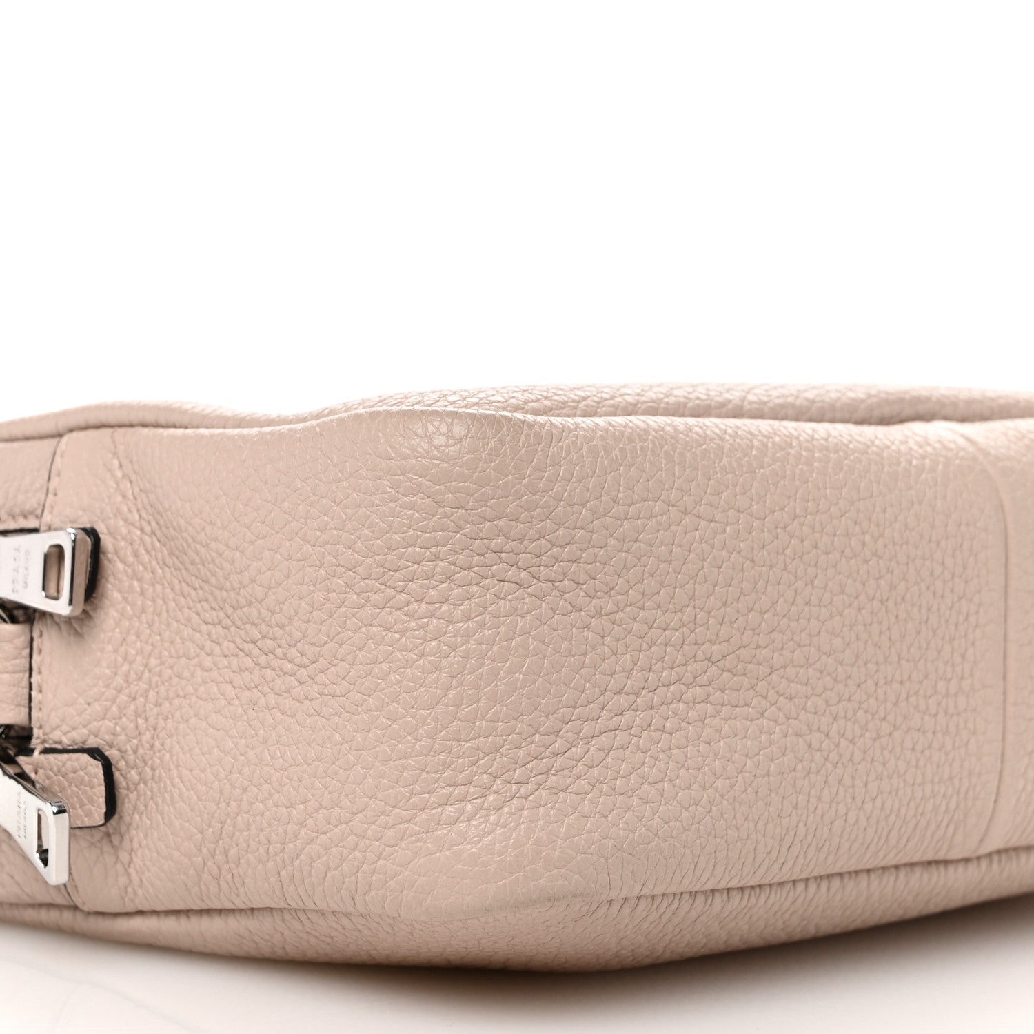 Prada Vitello Daino Soft Medium Double Zip Shoulder Bag Ninfea 8 of 11