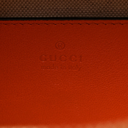 Gucci Sakai Be Green Calfskin Diagonal Stitched Small Blondie Shoulder Bag Orange 6 of 10