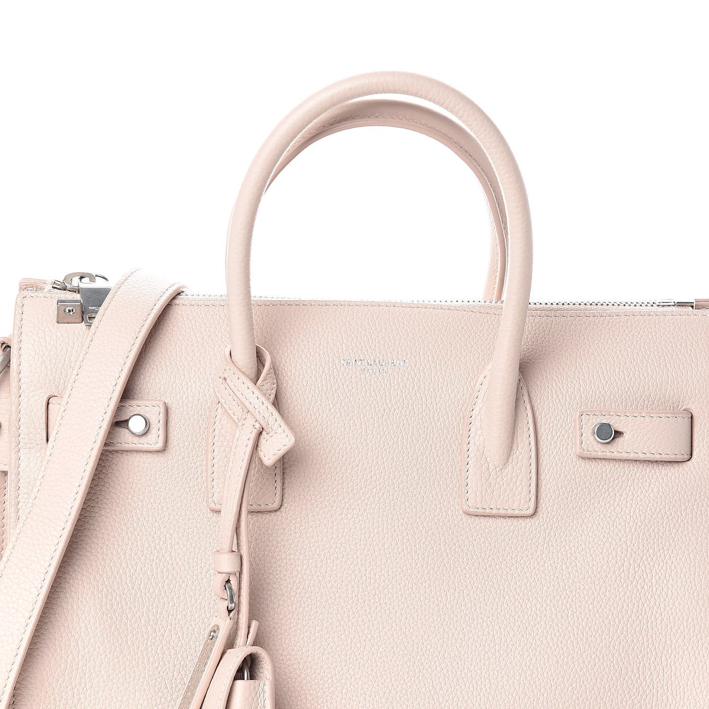 Grained Calfskin Baby Sac De Jour Souple Rose