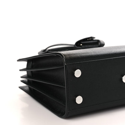Saint Laurent Grained Calfskin Nano Sac De Jour Black 7 of 8
