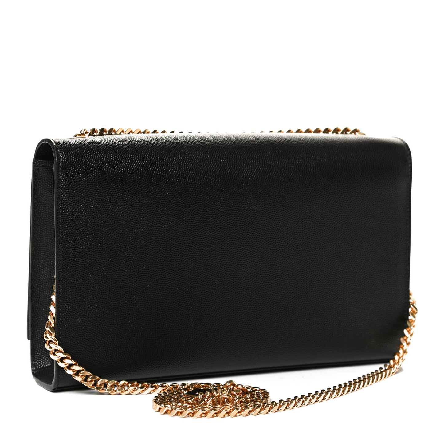 Grain De Poudre Medium Classic Monogram Kate Satchel Black