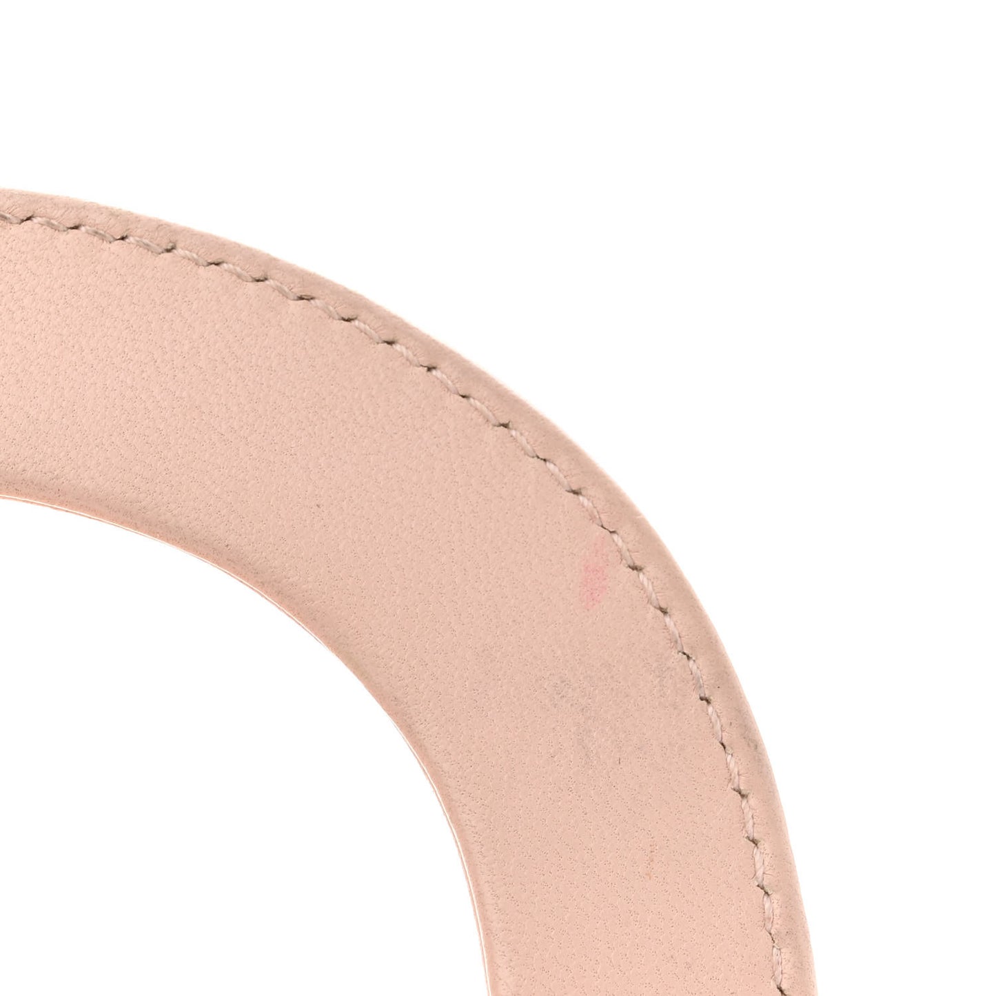Lambskin Cannage Mini Lady Dior Rose Poudre