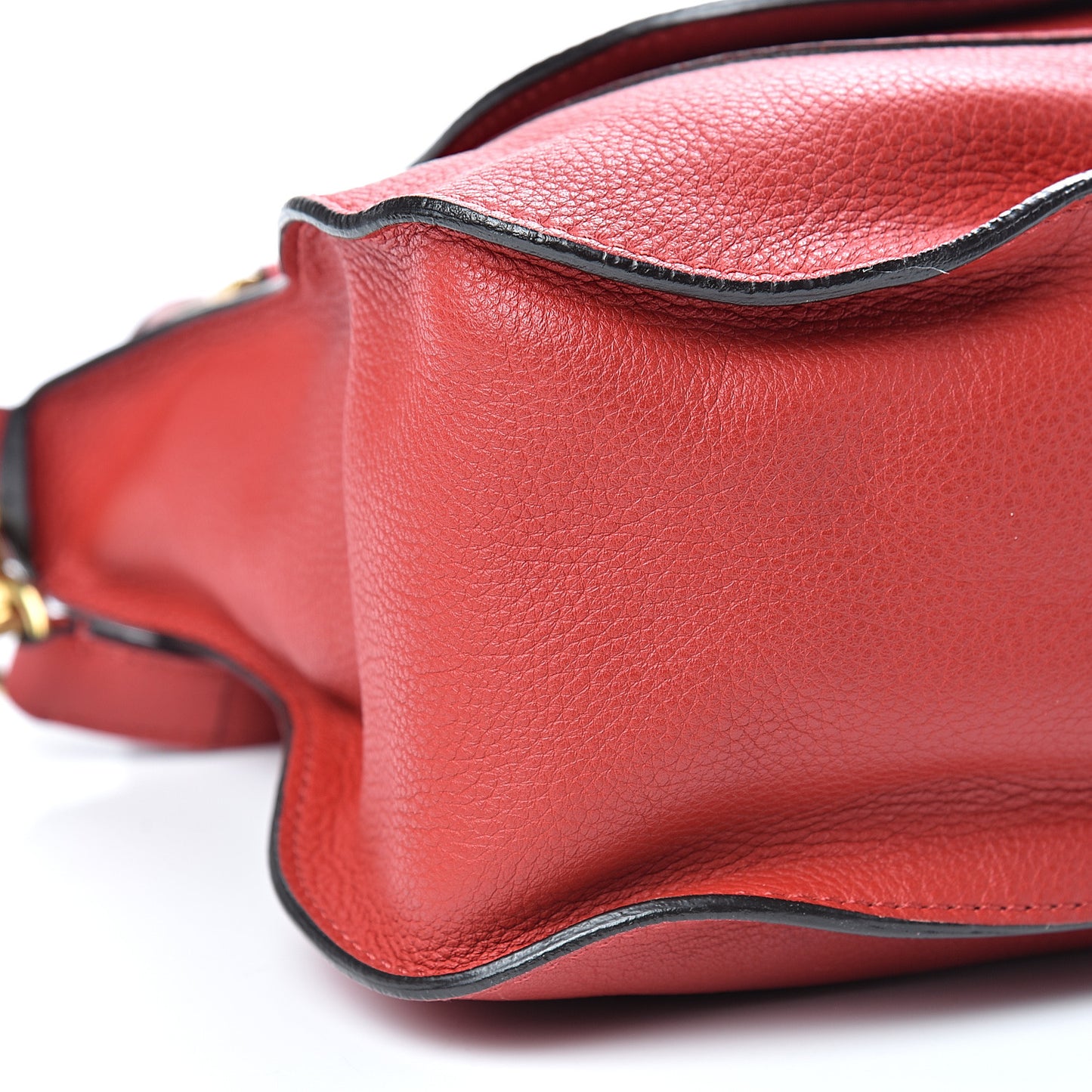 Calfskin Medium Marcie Satchel Acerola