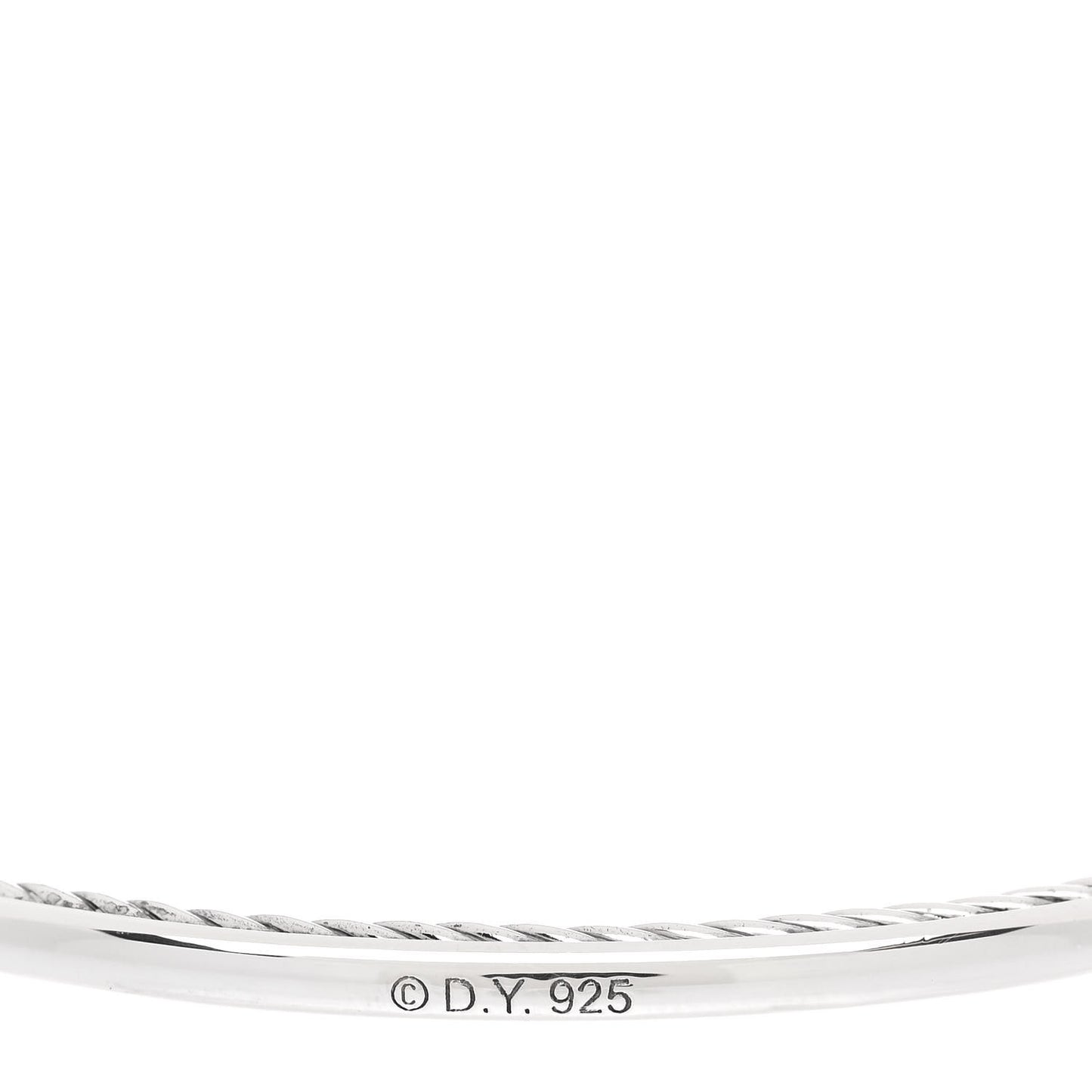 Sterling Silver Classics Cable Bangle Bracelet
