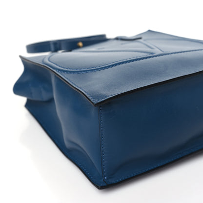 Valentino Garavani Calfskin VLogo Small Walk Tote Peacock 8 of 11