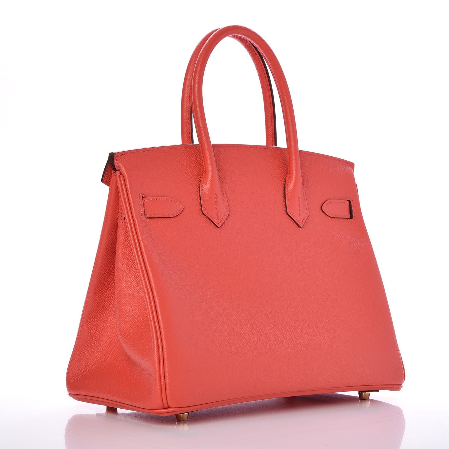 Epsom Horseshoe Birkin 30 Rose Jaipur Bleu Electrique
