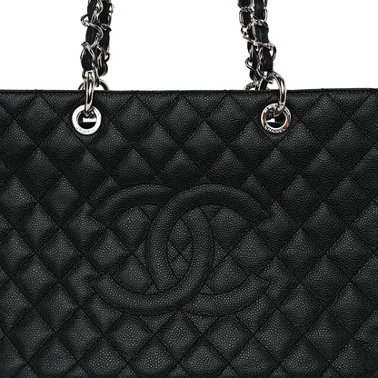 Chanel Caviar Quilted Grand Shopping Tote GST Black 7 of 10
