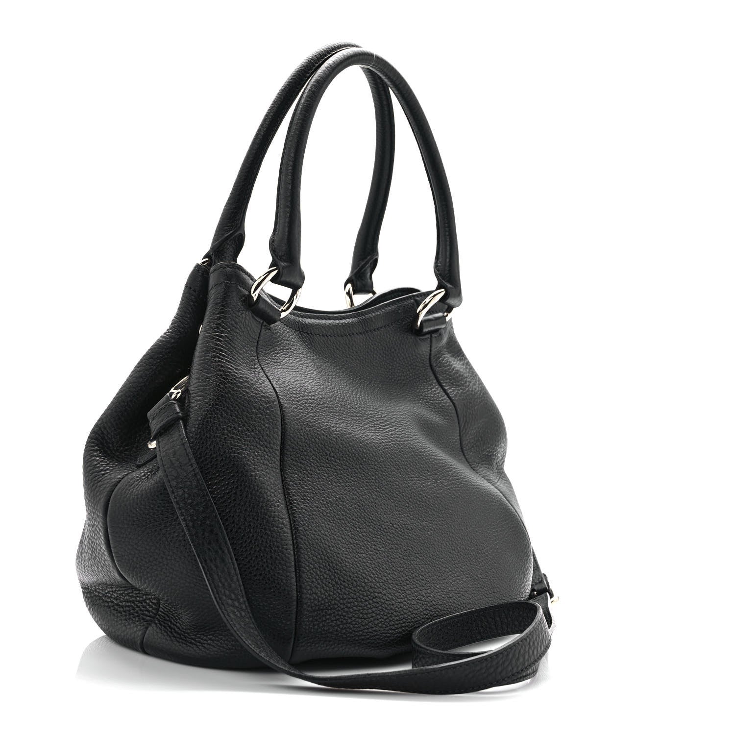 Prada Vitello Daino Shopping Tote Black 2 of 8