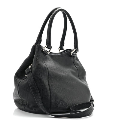 Prada Vitello Daino Shopping Tote Black 2 of 8