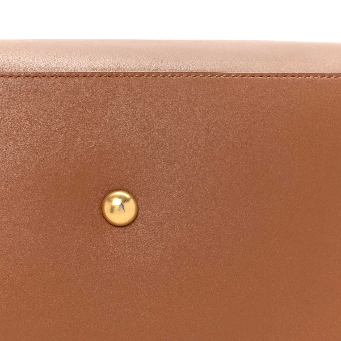 Calfskin Linen Two Tone Cabas Tote Beige