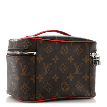 Louis Vuitton Monogram Macassar Nice Mini Rouge 3 of 6