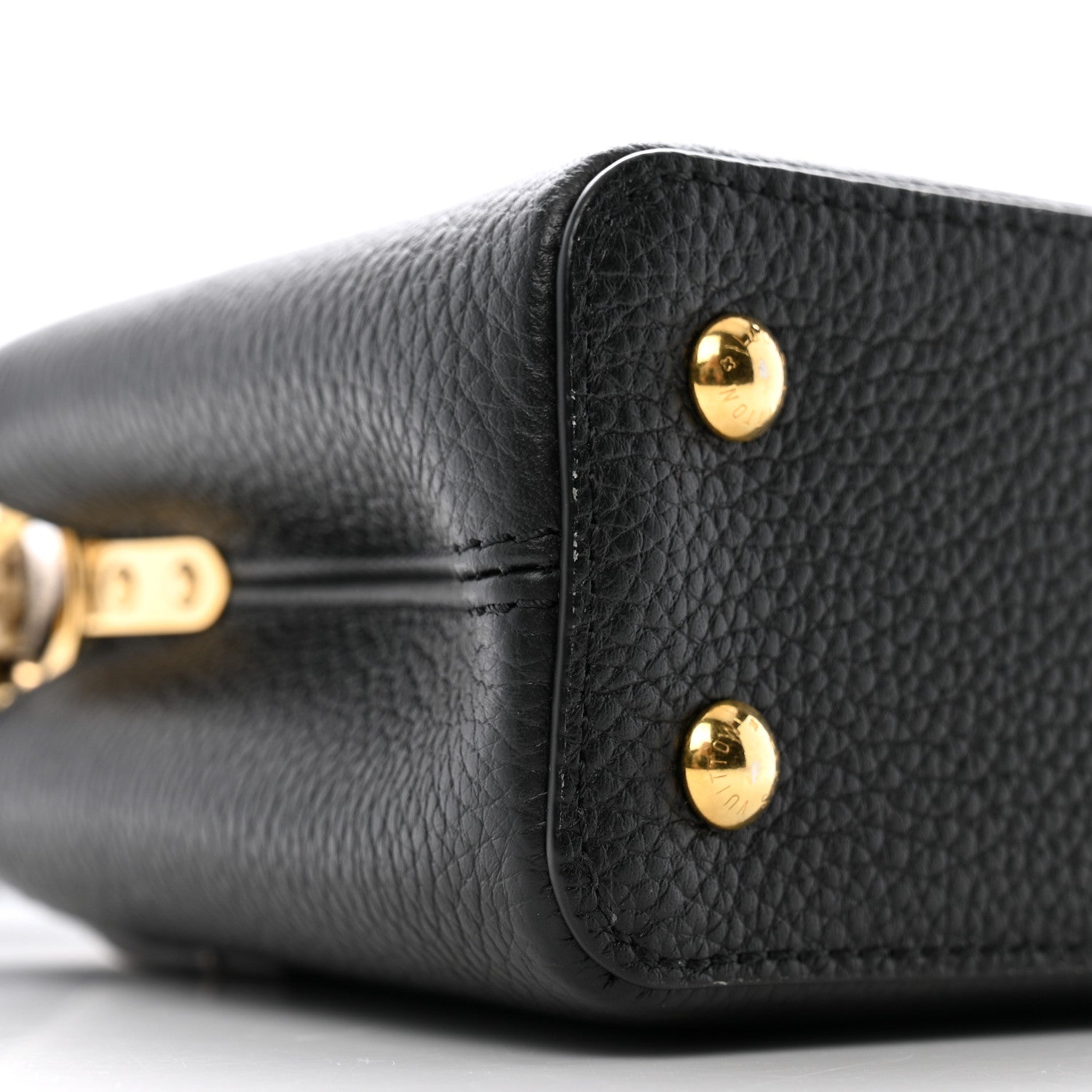 Louis Vuitton Taurillon Ayers Mini Capucines  Black 8 of 12