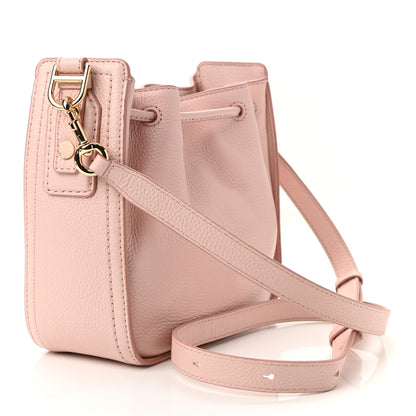 Marc Jacobs Grained Calfskin Mini Bucket Bag Peach Whip 3 of 13