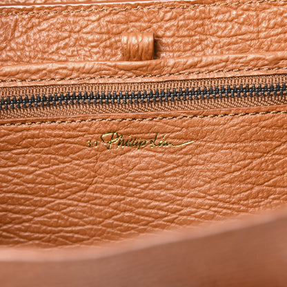 3.1 Phillip Lim 3.1 Textured Calfskin Mini Pashli Satchel Rust 7 of 12