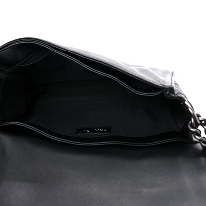 Chanel Calfskin New Medium Boy Reverso Flap Black 4 of 15