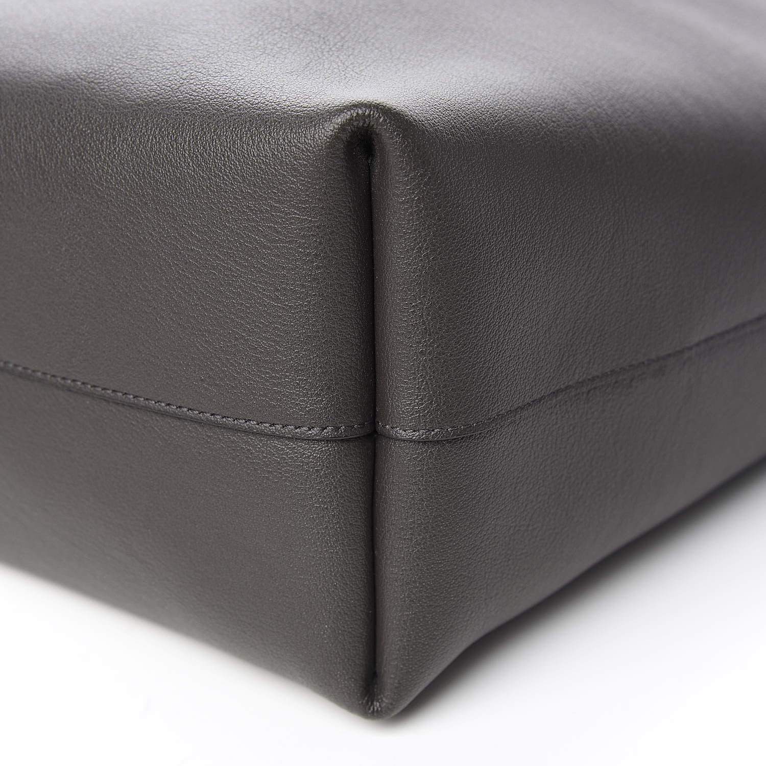 Saint Laurent Calfskin Large Shopping Tote Asphalt 8 of 9