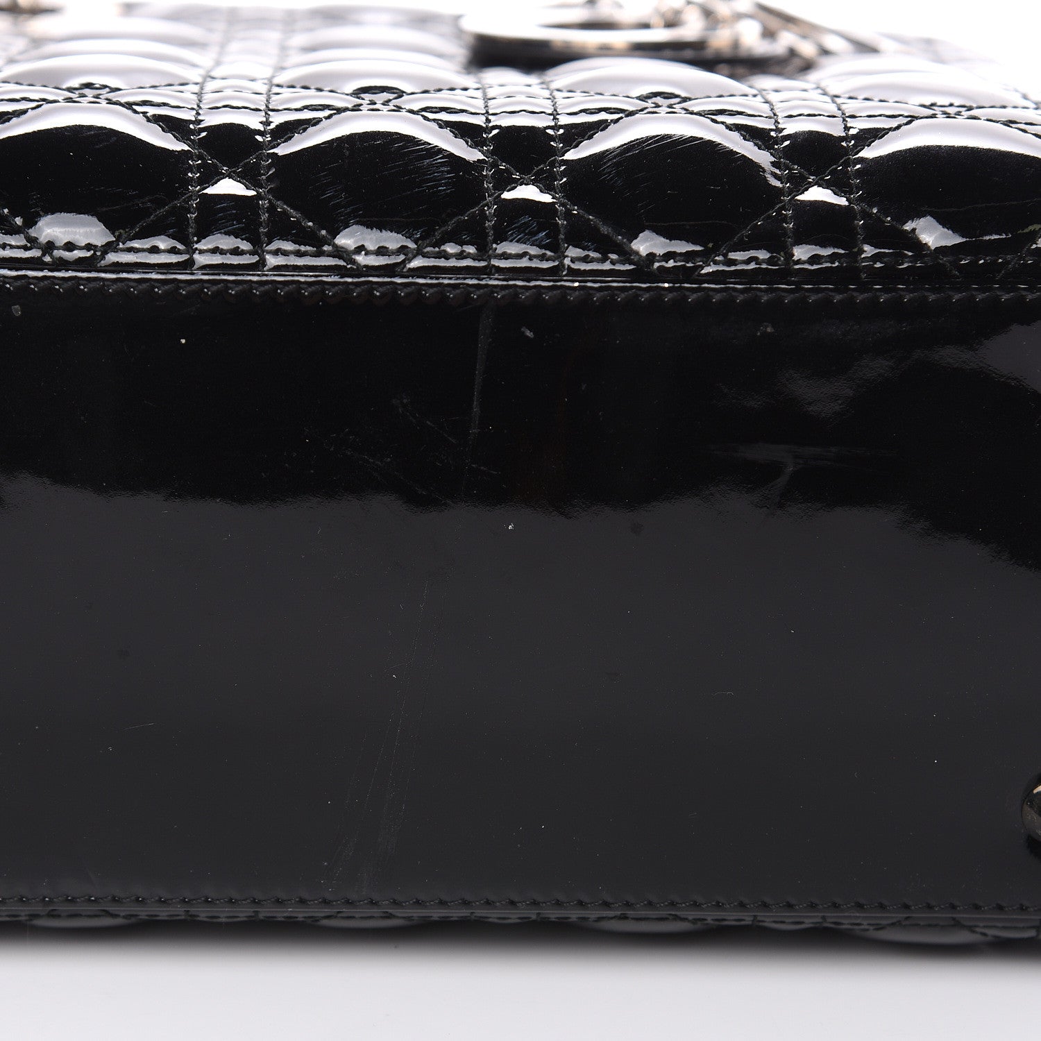 Christian Dior Patent Cannage Medium Lady Dior Black 11 of 11