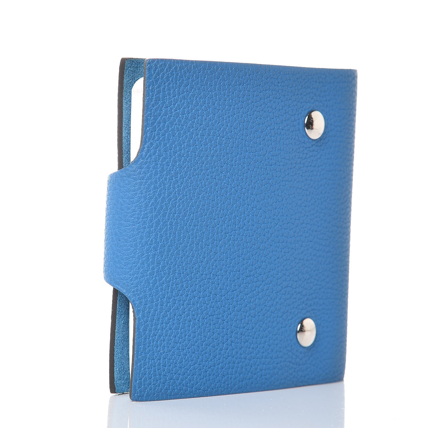 Hermes Togo Ulysse PM Notebook Cover Bleu Zanzibar 3 of 7