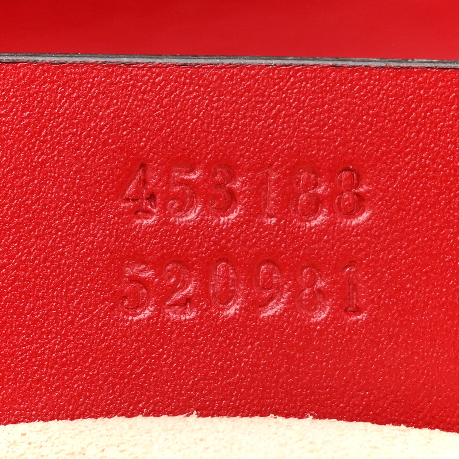 Gucci Guccissima Signature Small Padlock Top Handle Bag Hibiscus Red 7 of 19