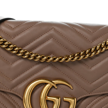 Gucci Calfskin Matelasse Medium GG Marmont Shoulder Bag Porcelain Rose 8 of 14