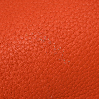 Hermes Taurillon Clemence Jypsiere 31 Orange 11 of 11