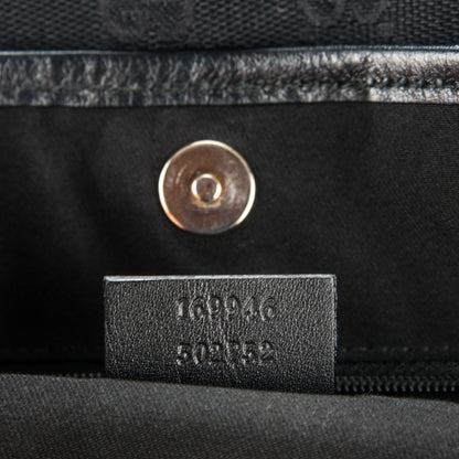 Gucci Monogram Medium New Britt Tote Black 7 of 7