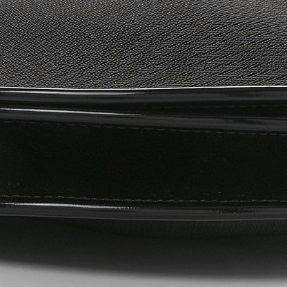 Saint Laurent Mesh Patent Calfskin Daryl Shoulder Bag Black 10 of 10