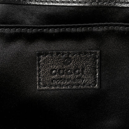 Gucci Nappa Vertical Matelasse Medium Maxi Horsebit Chain Shoulder Bag Black 6 of 11