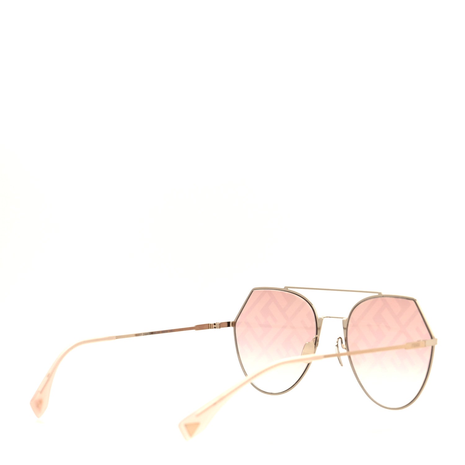 Fendi Metal Geometric Sunglasses FF 0194/S Pink 4 of 7
