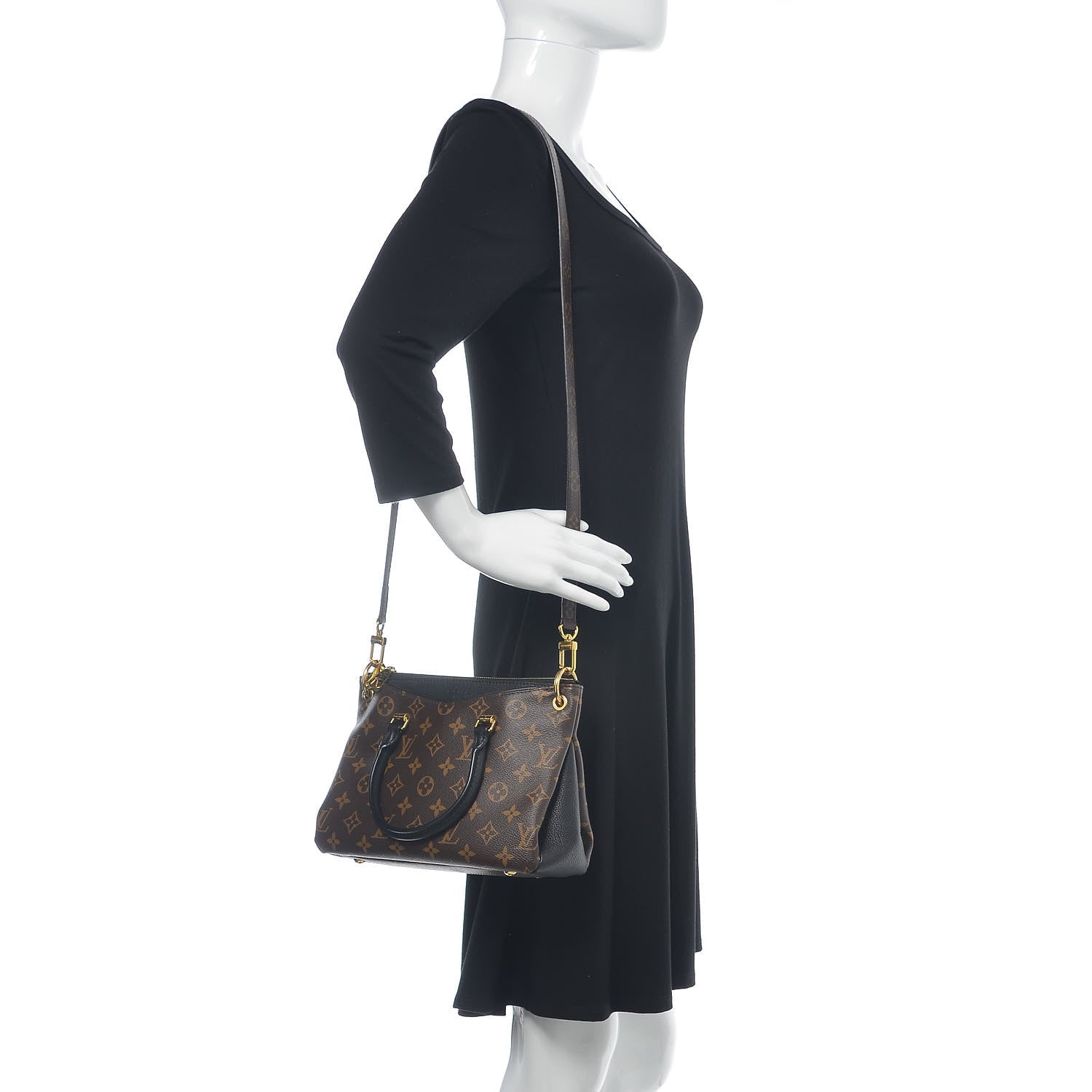 Louis Vuitton Monogram Pallas Full BB Black 2 of 8