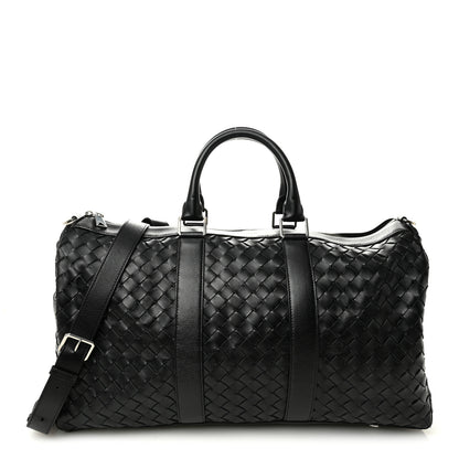 Bottega Veneta Nappa Intrecciato Duffle Bag Black 1 of 10