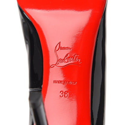 Christian Louboutin Patent Simple 85 Pumps 38 Black 6 of 9