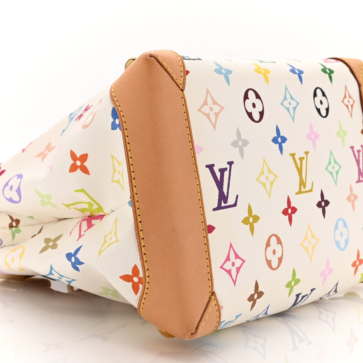 Louis Vuitton Monogram Multicolor Audra White 9 of 10